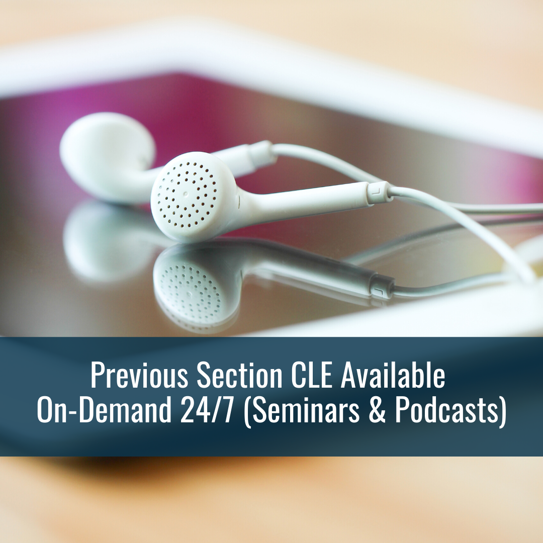 Previous Section CLE On-Demand