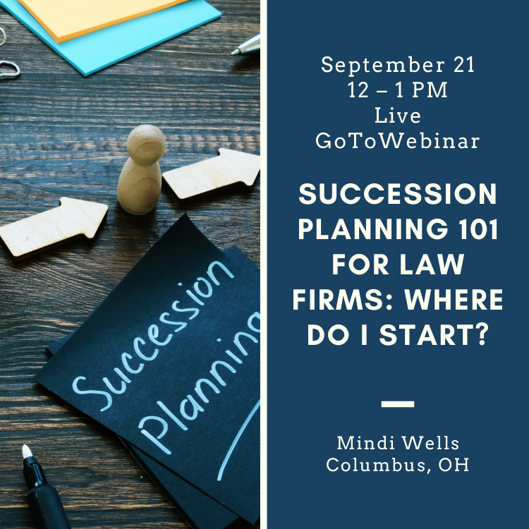 9/21 CLE: Succession Planning for Law Firms