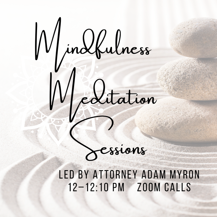 Image of Zen rocks and Mindfulness Meditation Sessions headline